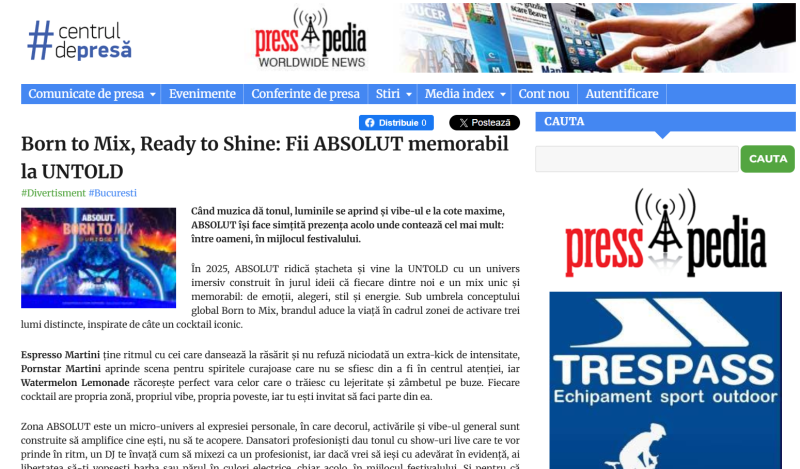Born to Mix, Ready to Shine: The ABSOLUT Festival Experience 